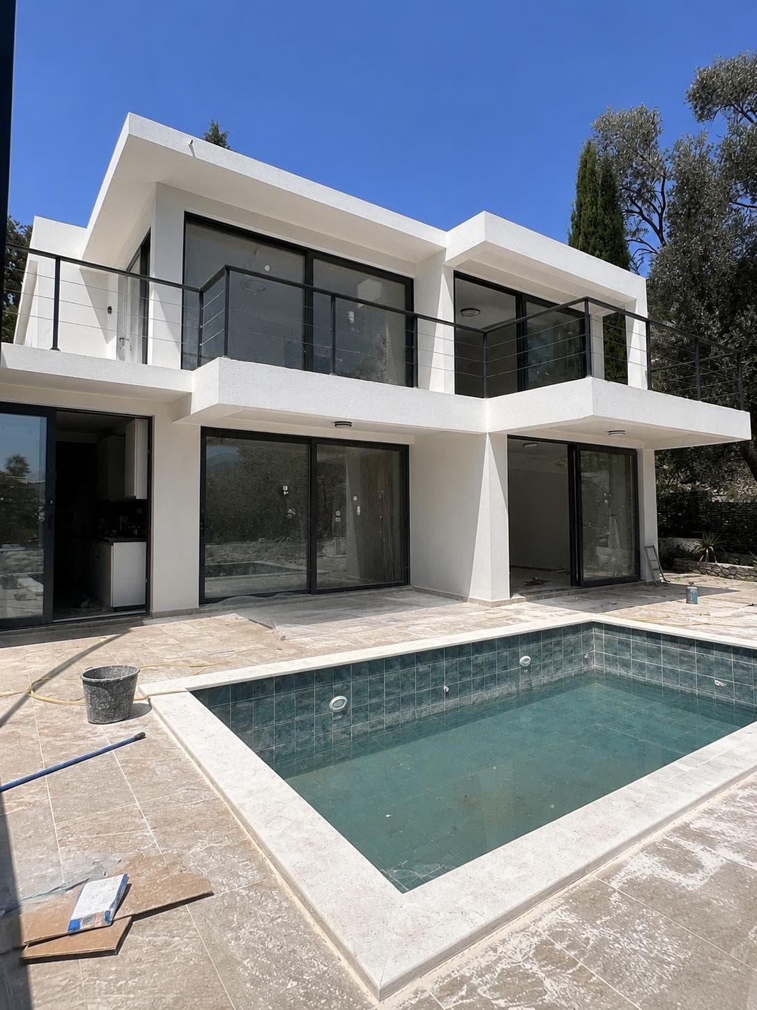 Villa after building work before MayClean