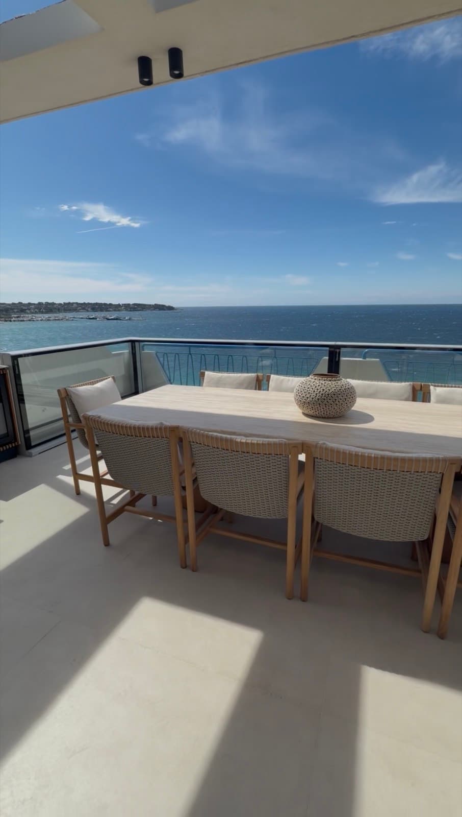 Terrasse de l’appartement de 200 m² à Antibes