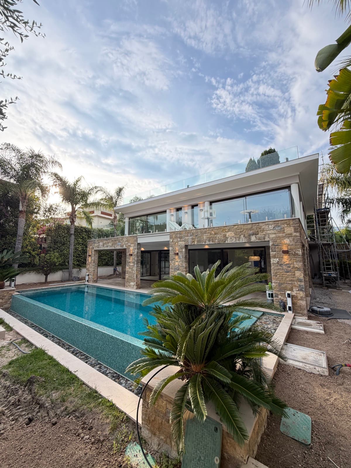 Villa du chantier MayClean à Saint-Jean-Cap-Ferrat