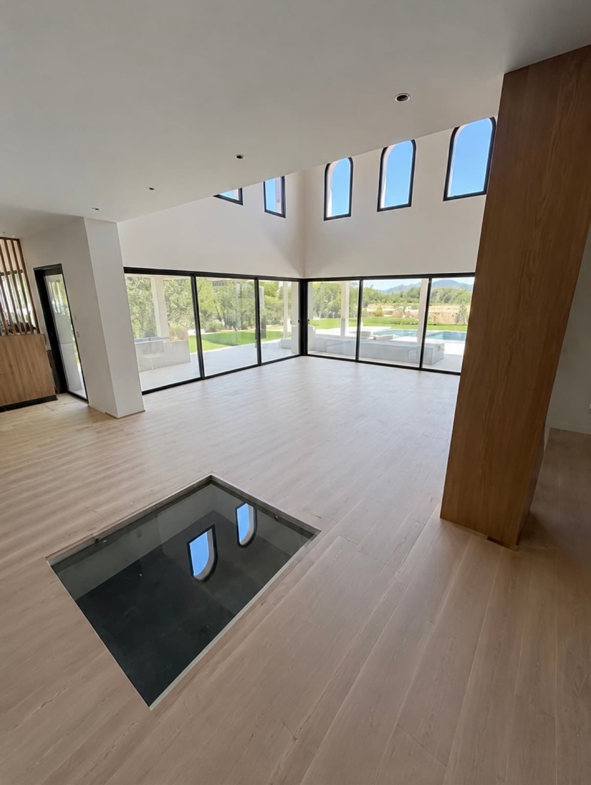Volume de vie de la villa à Grimaud après remise en état