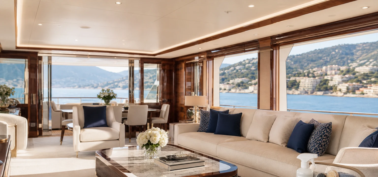 Nettoyage de yacht à Antibes